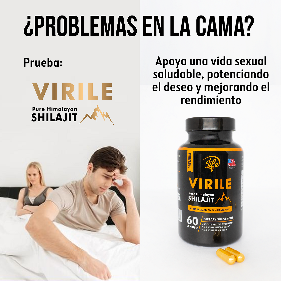 SHILAJIL X 60 CAPS (VIRILE)