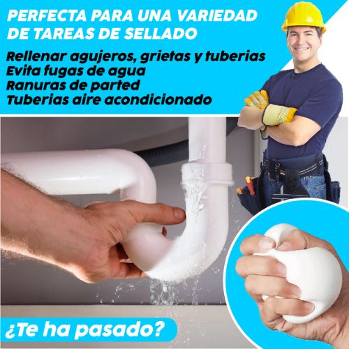 SELLAMAX - 2x1 MASILLA SELLADORA IMPERMEABLE