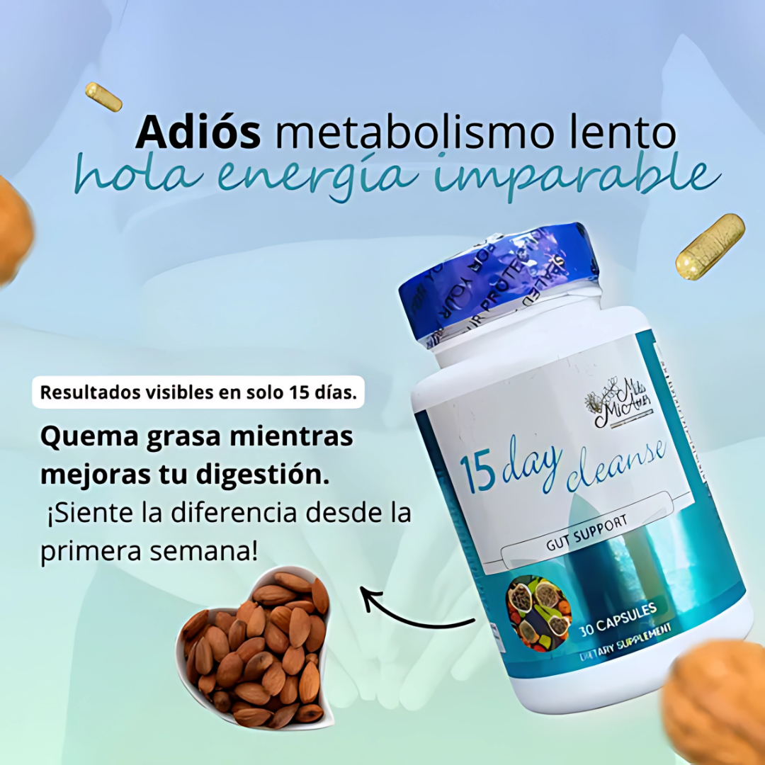 🌿 15 DAY CLEANSE – Limpieza Natural en 15 Días