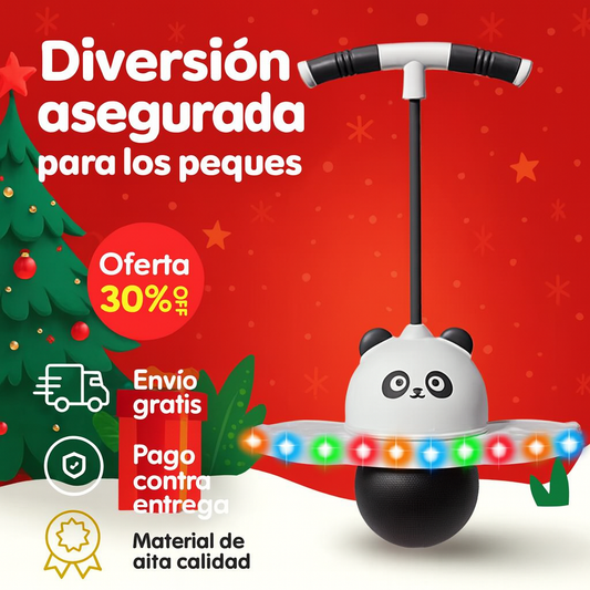 EL MEJOR REGALO🎁: Saltador Panda con Luces LED🎅