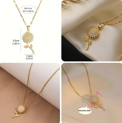 Girasol Giratorio Collar