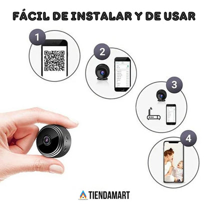 Protege tu hogar y vigila lo que más amas con la MINI CAMARA ESPIA📲✨