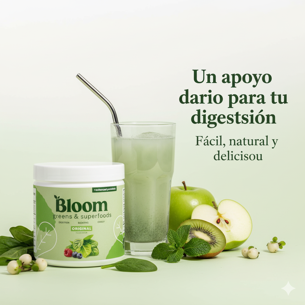 Si te sentís inflamada, pesada o sin energía… El BLOOM es para vos