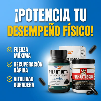 COMBO SHILJIT ULTRA + TURKESTERONE: Potencia y Vitalidad