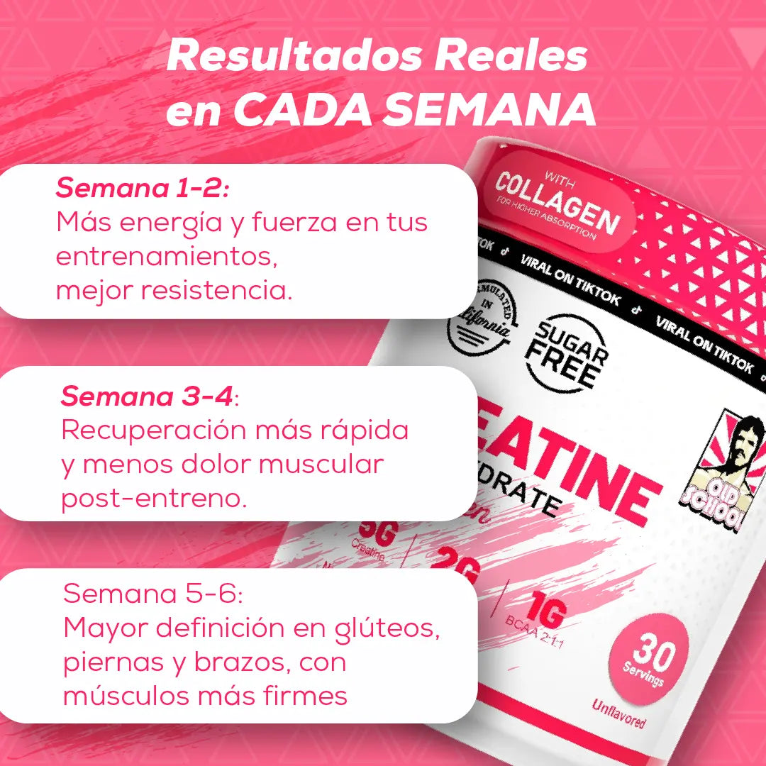 💪 Creatina Monohidratada Para Mujeres — Energía, Tono y Cuerpo Firme 💕