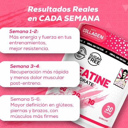 💪 Creatina Monohidratada Para Mujeres — Energía, Tono y Cuerpo Firme 💕