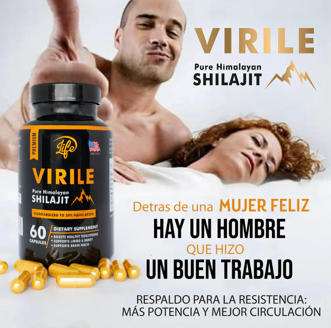SHILAJIL X 60 CAPS (VIRILE)
