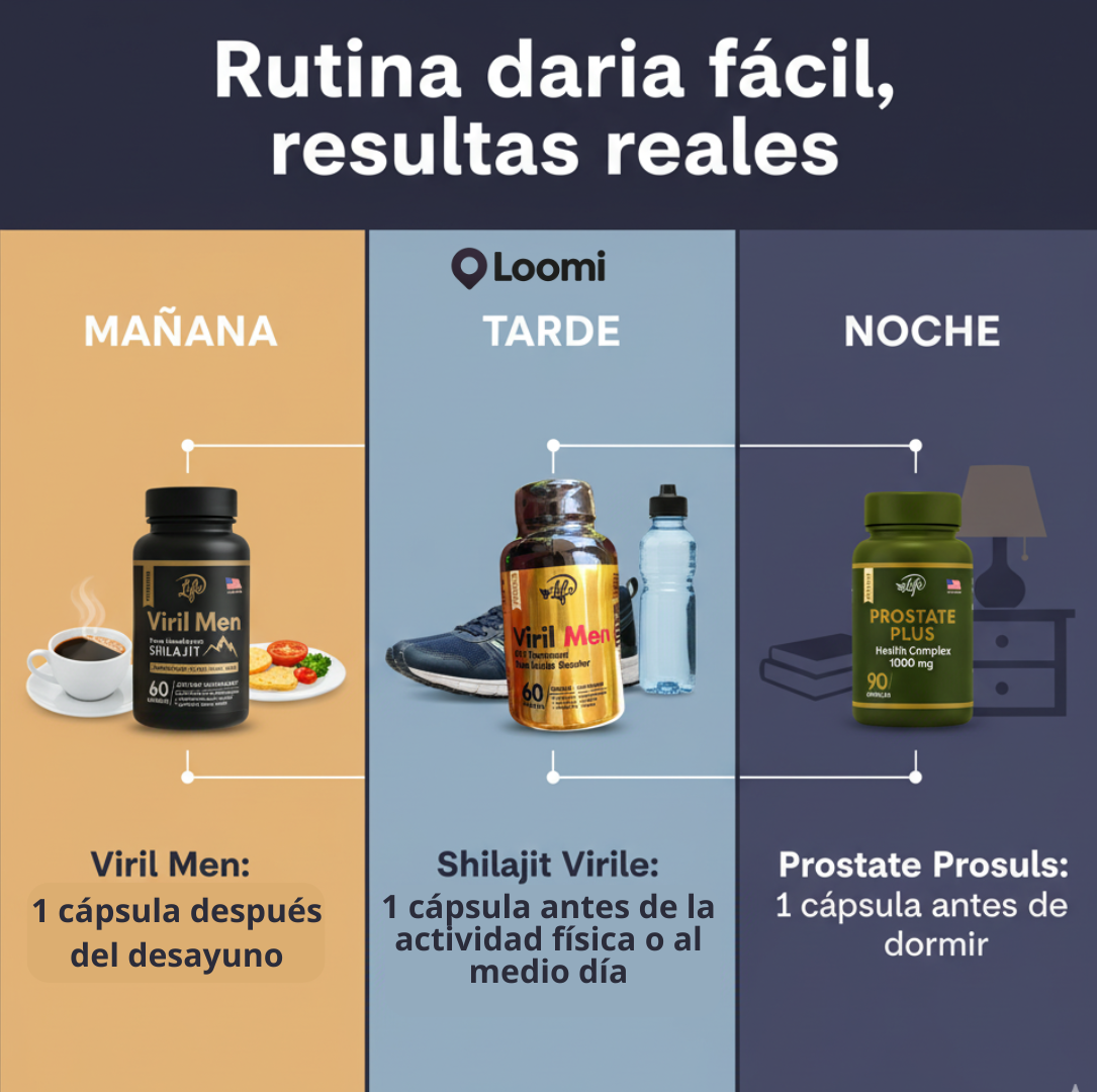 💪 COMBO VITALIDAD MASCULINA 3 EN 1