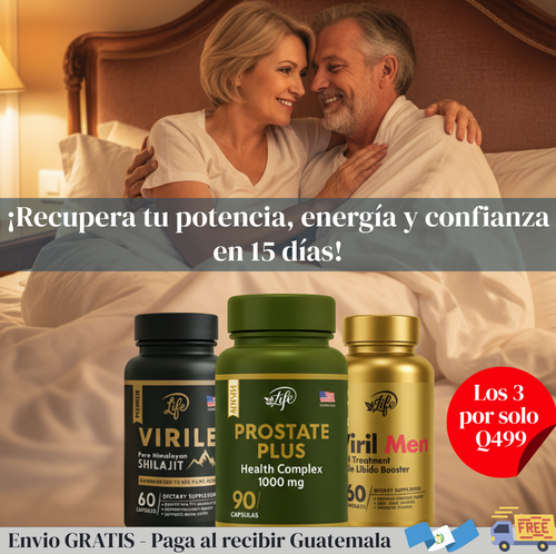 💪 COMBO VITALIDAD MASCULINA 3 EN 1