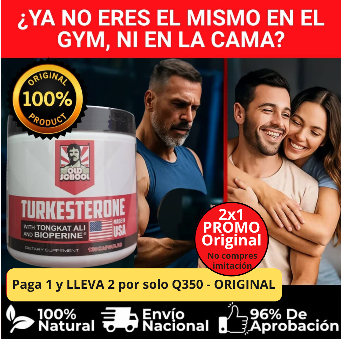 PROMO 2x1 , Un toro en la Cama y en el Gym con TURKESTERONE CON TONGKAT ALI
