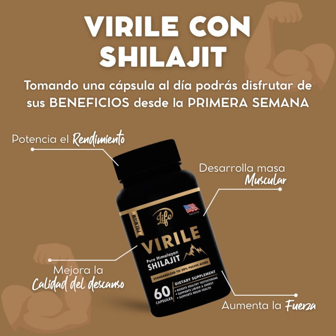 SHILAJIL X 60 CAPS (VIRILE)