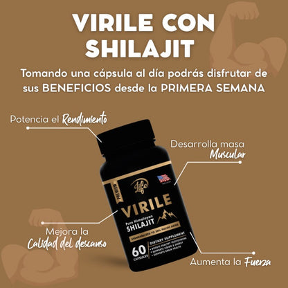 SHILAJIL X 60 CAPS (VIRILE)