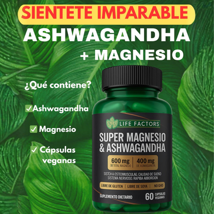 SUPER MAGNESIO & ASHWAGANDHA X 60 CAPS