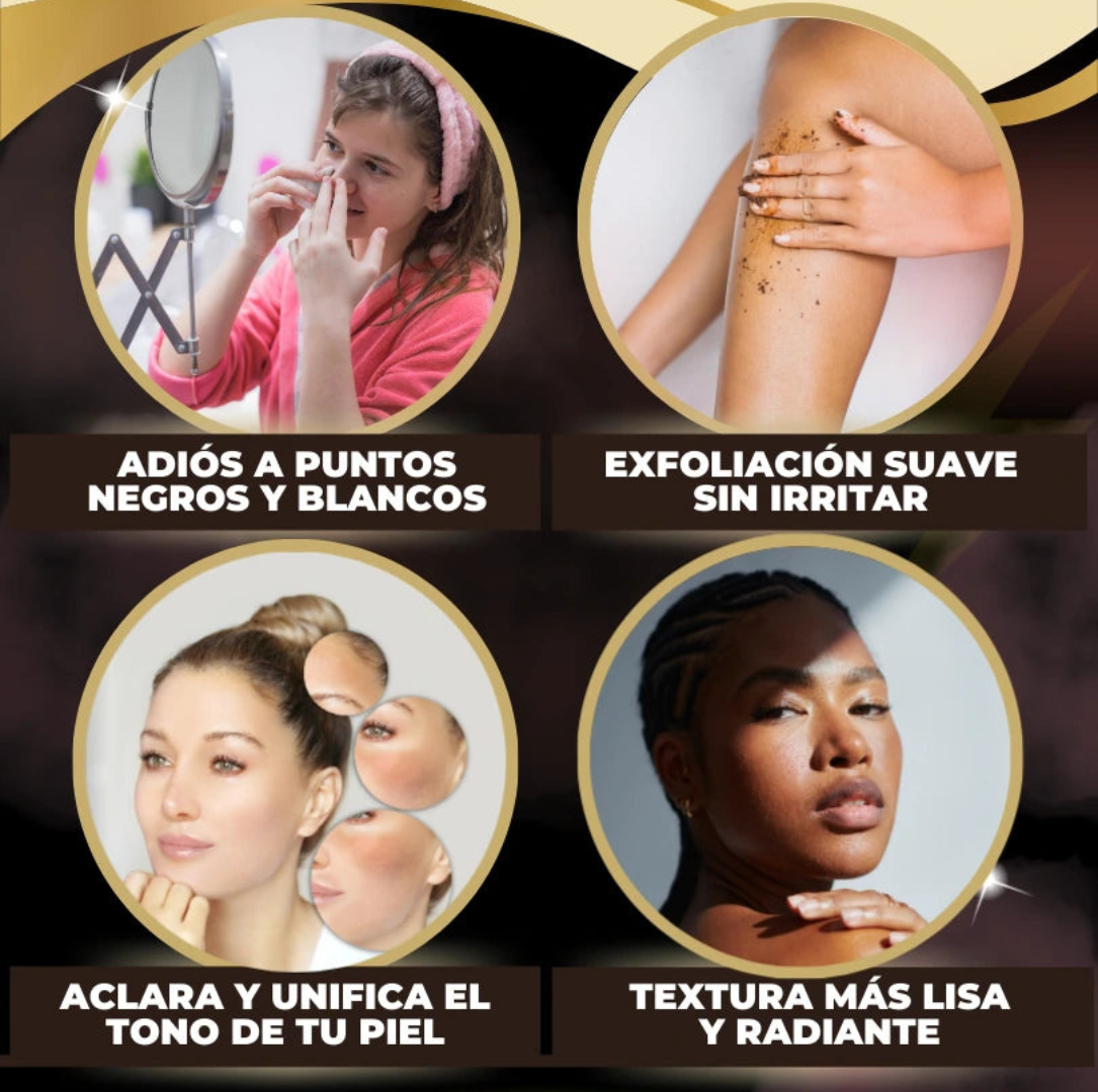 COMBO EXFOLIANT BLACK RICE , WHITE RICE