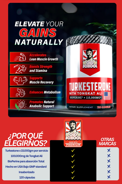 PROMO 2x1 , Un toro en la Cama y en el Gym con TURKESTERONE CON TONGKAT ALI