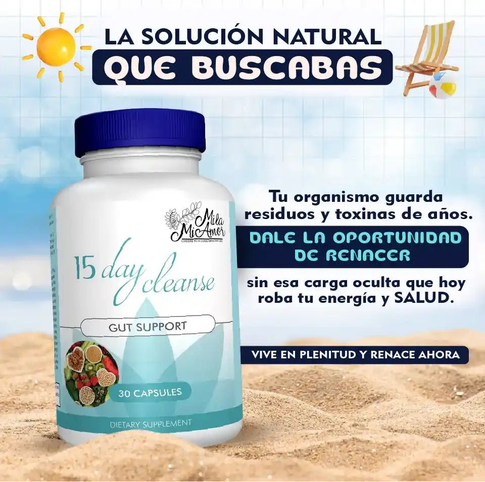🌿 15 DAY CLEANSE – Limpieza Natural en 15 Días